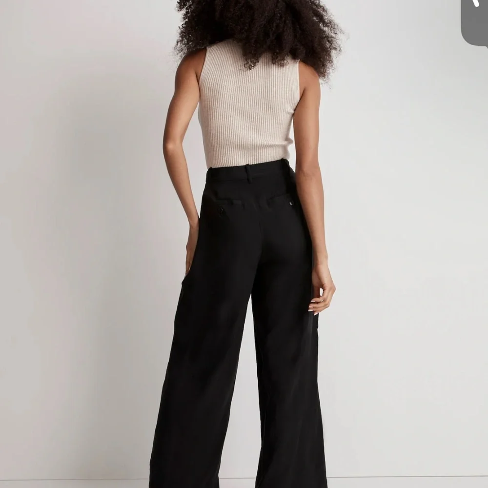 Madewell Harlow Wide-Leg Ankle Pant - Picture 3 of 4